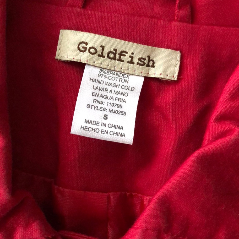 Goldfish cropped jacket - Picture 2 of 3
